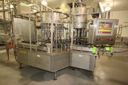 U.S. Bottlers Filling & Capping System, M/N FM-24-44 & RC-12-22, Order #: 91250, with 24-Head Rotary