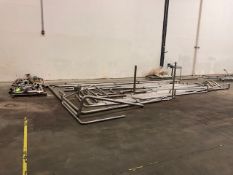 S/S Process Piping, Straight Sections and 90 Degree Angle Sections, Some Valves and Fittings, Piping