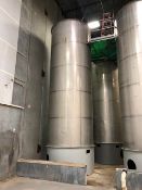 Valley Foundry/Machine Works 6,500 Gal. S/S Single Wall Vertical Tank, with Mild Steel Base, Tank