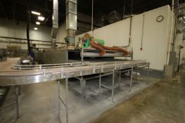 BULK BID: AERO GLIDE S/S COOLING TUNNEL, WITH APV PLATE PRESS HEAT EXCHANGER, M/N 0055 M65-10