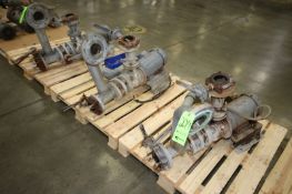 Aprox. 5 hp Sweetener Centrifugal Pumps, with Butterfly Valves and Piping