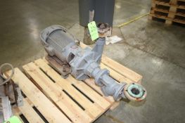 Aprox. 15 hp Sweetener Centrifugal Pump, with Butterfly Valve and Check Valve