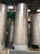 Valley Foundry/Machine Works 6,500 Gal. S/S Single Wall Vertical Tank, with Mild Steel Base, Tank