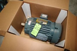 NEW Baldor 10 hp Motor, 1180 RPM, Cat #: ECP2332T, 230/460 Volts