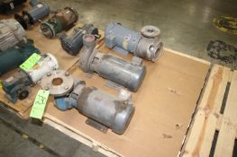 Aprox. 5 hp Centrifugal Pumps, Screw Type Inlet/Outlets