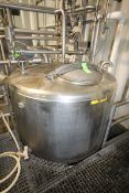 Breddo 500 Gal. S/S Jacketed Likwifier, M/N LORW, S/N F40118-98626, Max. Pressure 90, with Baldor 75