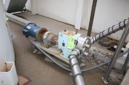 WCB 7.5 hp Positive Displacement Pump, M/N 60, S/N 105521, with Leeson 1740 RPm Motor