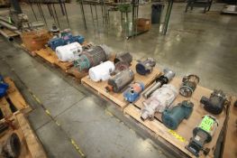 Lot of Assorted Pumps, Motors/Drives by Fristam, Baldor, Tri-Clover, with Dayton Blower (Located