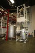 BULK BID: SUPER SAC SUGAR UNLOADING SYSTEM, INCLUDING CHERRY BURRELL 400 GAL. MIX TANK WITH S/S