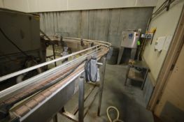 8-Sections of Arrowhead S/S Product Conveyor, Total Feet: Aprox. 149', with (5) Drives, S/S Legs and