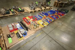Lot of Assorted Electrical Supplies Includes Conduit, Brackets, Sensors, Juction Boxes, and Other