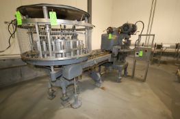 BULK BID: VOTATOR 18-HEAD ROTARY CAN FILLER, M/N P-18-L, WITH ANGELUS 6-STATION CAN SEAMER, INCLUDES