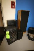 Various Vintage Speakers featuring a Boston A70T 6ohm Theater Surround Speaker; Sony SS-U311 8ohm