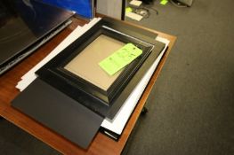 Assorted wooden and matted empty frames