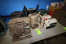 Various Projectors featuring Umig Mark S-102 Super 8/Single 8-capable projector, Kodak Instamatic