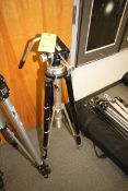 Samson tripod - Pan and Tilt Head, lowest height is 40.5, highest height is 83.5 - Model 7301