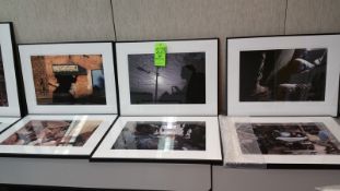 Framed and Matted Photography - Color depicting scenes with people, Approx. 29