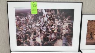 Framed and Matted Photography - Color depicting scenes with people, Approx. 40