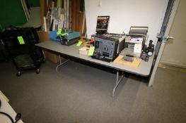 Various Tables - Rectangular Folding Tables (6), Circular Folding Tables (2), Rectangular Fixed