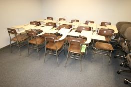 School Desk Chairs (Brown)
