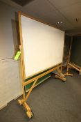 Large Dry-Erase Board on Casters (White)