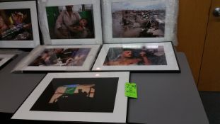 Framed and Matted Photography - Color depicting scenes with people, Approx. 29
