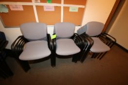 Haworth Improv Side Chairs and Large Cork Board - Stackable chairs that are perfectly at home in