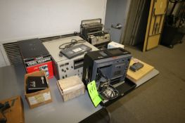 Various Vintage Recording, Transfer and Playback equipment featuring a Transfer-It by Azden slide-