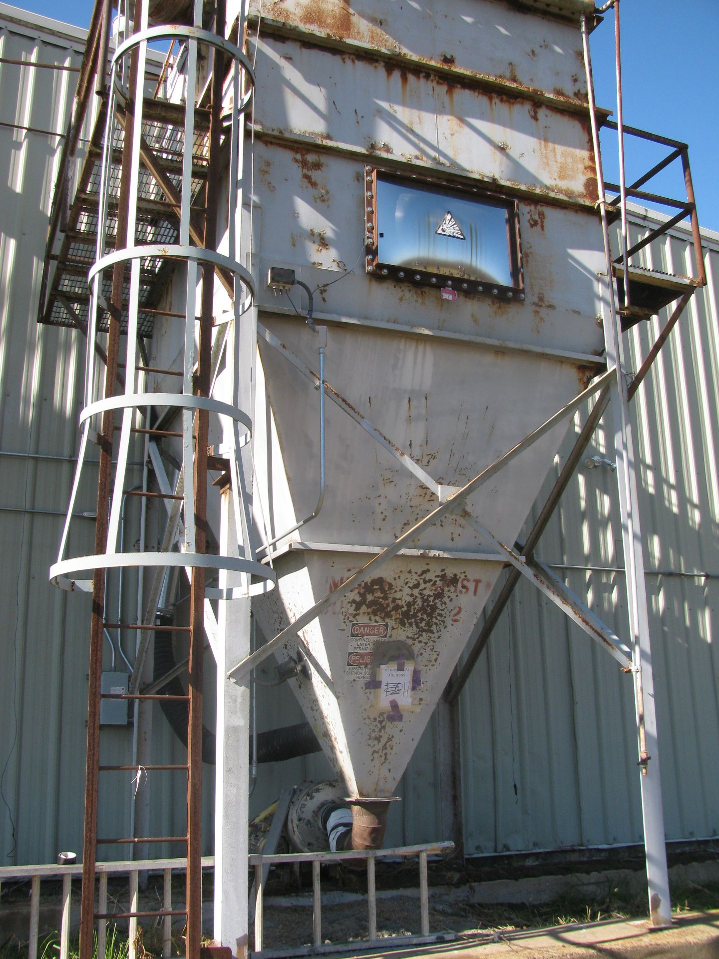 Ultra Model BP64/84, 6000 CFM S/N BP2256 Dust Collector 99" x 96" - Image 3 of 11
