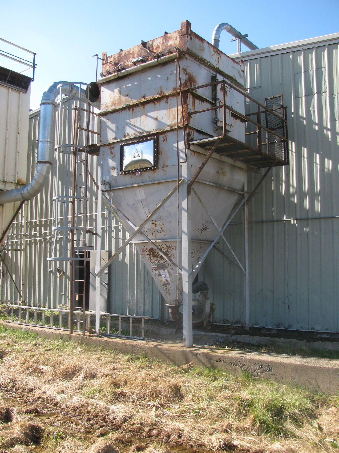 Ultra Model BP64/84, 6000 CFM S/N BP2256 Dust Collector 99" x 96"