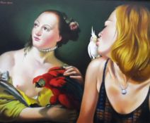 Malcolm Morris (20th century school) Acrylic on canvas 