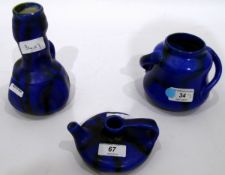 Three items of Bretby pottery (3)
