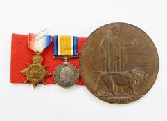 WWI 1914-15 Star and War medal named to 