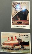 Album of 20th century liner postcards to include 