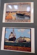 Album of 20th century liner postcards to include 