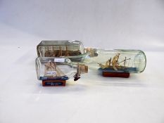 Small model ship in bottle 