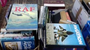 Quantity of volumes on Aviation, Railways, Art etc.