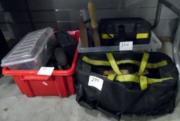 Quantity of vintage and more recent tools (3 boxes)