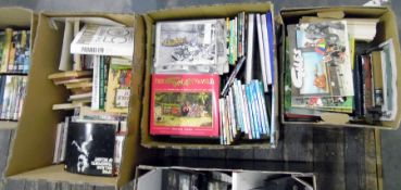 Large collection of Giles Cartoon Annuals, hardbacks and other humorous volumes including Thelwell,