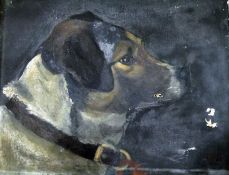 Framed print of the River Thames, St Paul's Cathedral in the background,