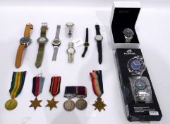 Campaign medals, Northern Ireland and regular army, both to L CPL J E Morris, GLR,