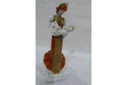 Herend porcelain Madonna figure with child, marked to base no 189,