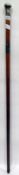 Silver-mounted swordstick walking cane