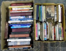 Quantity of books on motoring including The Modern Motor Engineer, Sheila Van Damm No Excuses,