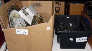 Quantity of Limoges limited edition plates of scenes in France,