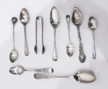 Pair of early 20th century silver napkin rings, Birmingham 1906, another silver napkin ring,