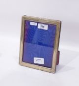Mid 20th century silver picture frame, Birmingham, maker's mark 'WI Broadway & Co', 14cm x 17.