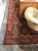 Eastern wool runner with multiple red,
