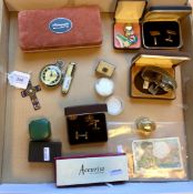 Ingersol 'Triumph' nickel plated pocket watch with subsidiary seconds dial,