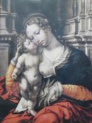 Gordon Wood (20th century) after Robert Campin Oil on board 